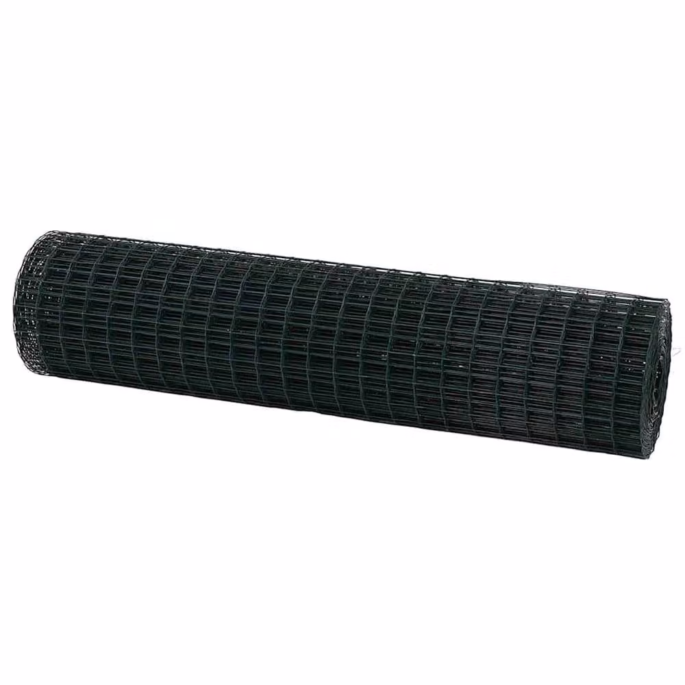 Berkfield Home Green Euro Fence, PVC-Coated Steel, W: 1 m, L: 10 m – 2