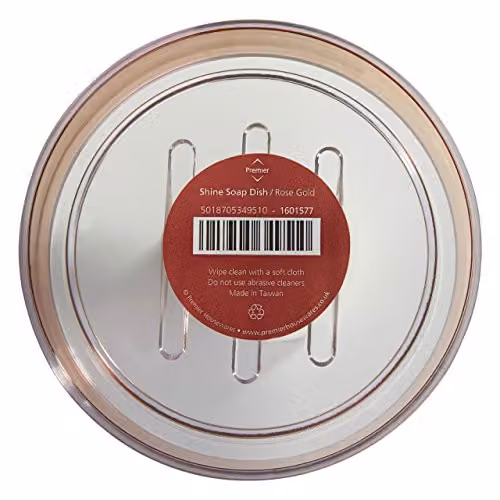 Premier Housewares Shine Soap Dish in Gold – 3