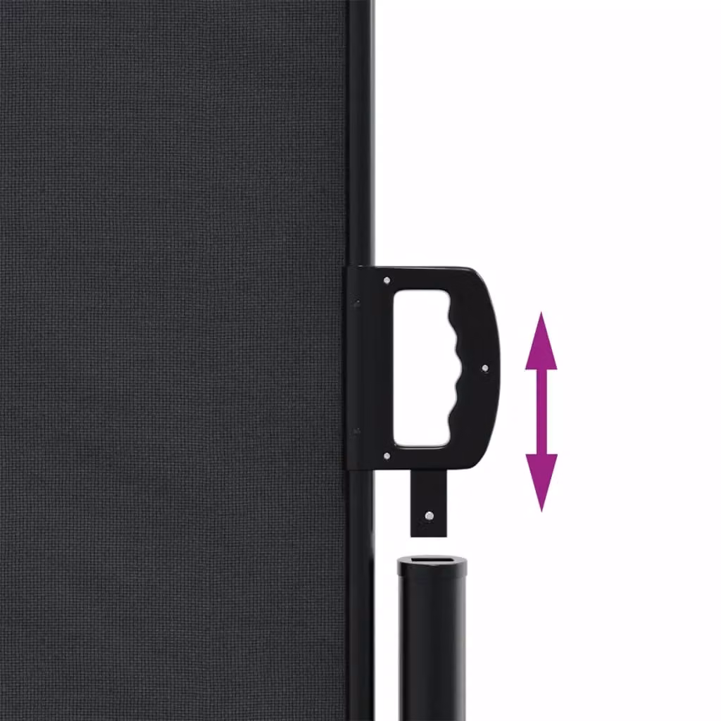 Berkfield Home Black Retractable Side Awning, W/H: 300 x 160 cm – 4
