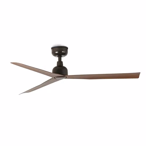 Faro Barcelona Marine Ceiling Fan in Brown/Walnut, 125 cm