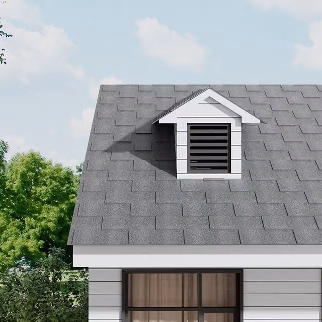 Livingandhome Set of 14 Self Adhesive Laminated Asphalt Roof Shingles, Grey