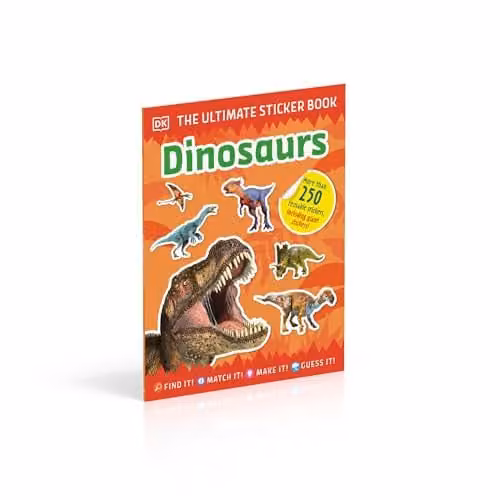 DK Ultimate Sticker Book Dinosaurs, Multicolour, W: 27.9 cm, H: 21.7 cm – 2