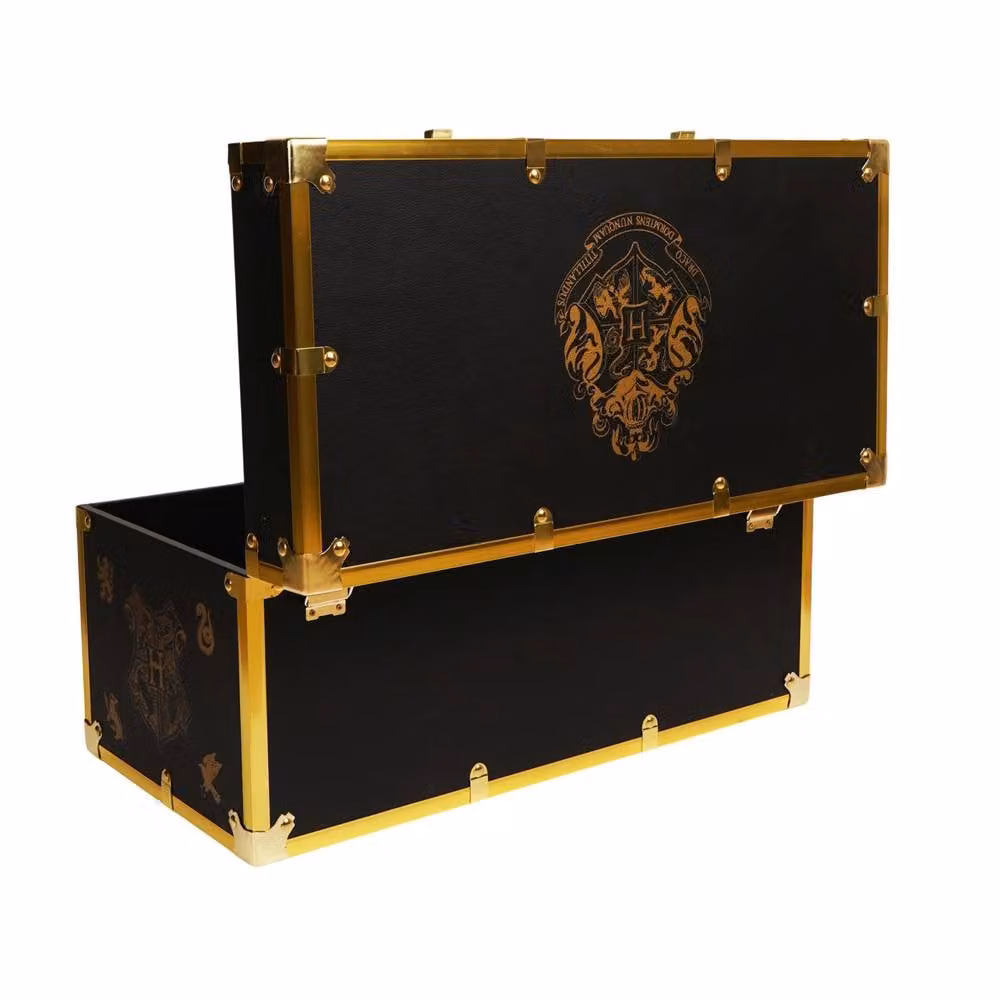 Warner Bros Harry Potter Alumni Vintage Black and Gold Luggage Chest – 5