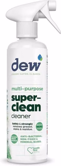 Dew Superclean Trigger Spray in White with Passion Fruit and Mango