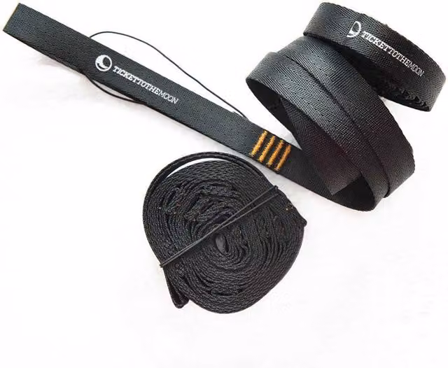 Ticket To The Moon MoonStraps Hammock Setup Set of 2 in Black – 1