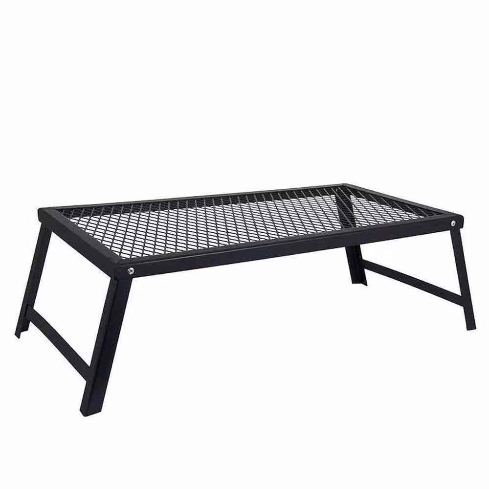 NESTLUNE Black Charcoal Tabletop BBQ Barbecue Cooker, W: 100 cm, D: 15 cm – 4