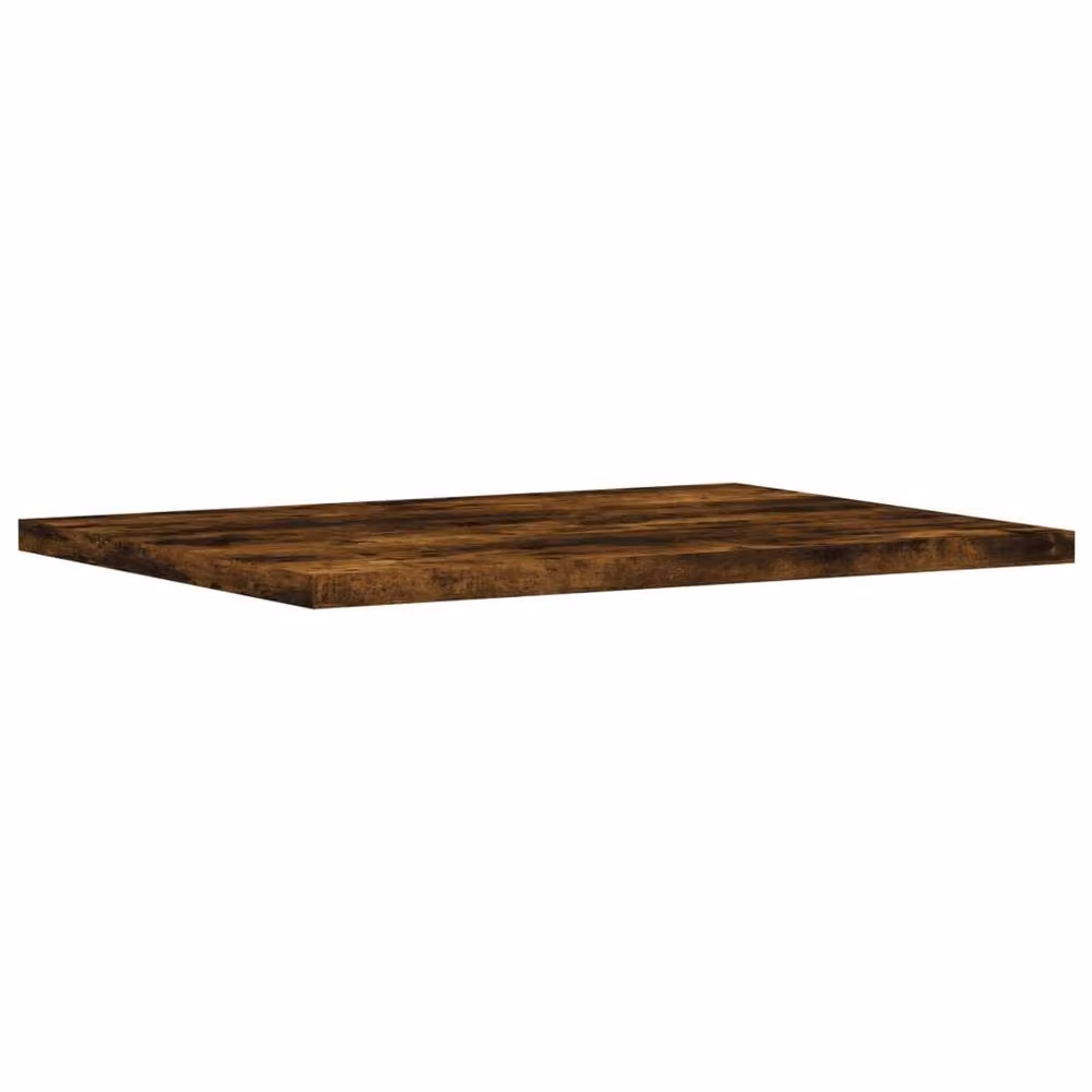 Berkfield Home Set of 4 Durable Wall Mounted Shelves in Smoked Oak Brown, W/D/H: 40 x 30 x 1.5 cm – 3