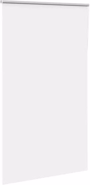 Berkfield Home White Blackout Roller Blind, Polyester Fabric, W: 130 cm, H: 230 cm – 1