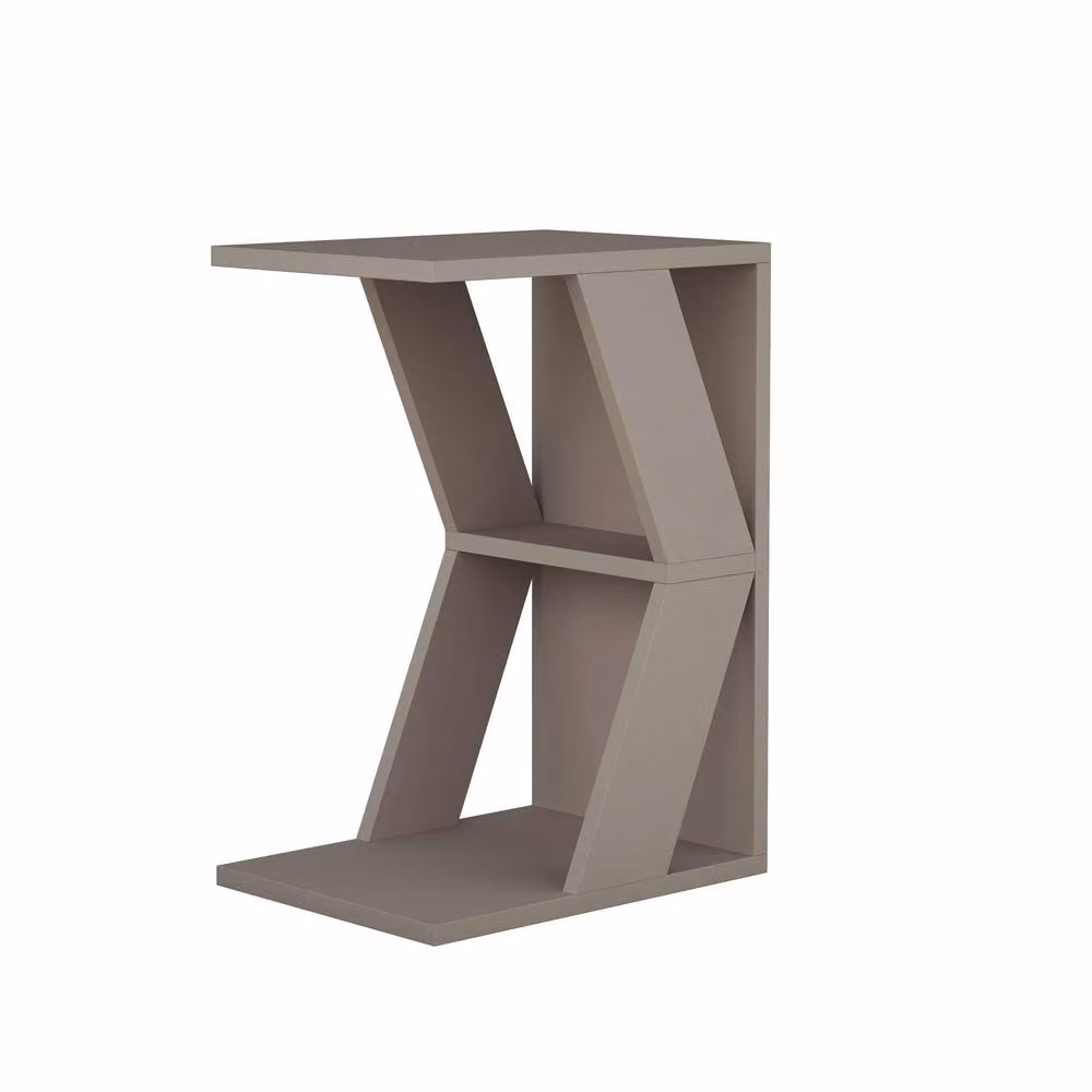 Decortie Naze Modern C Shape Multipurpose Table, Grey, Height: 57 cm – 2