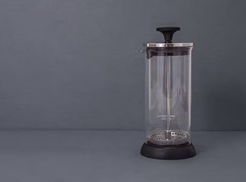 La Cafetiere 400ml Glass Milk Frother with Non-Slip Base, Black and Transparent – 2