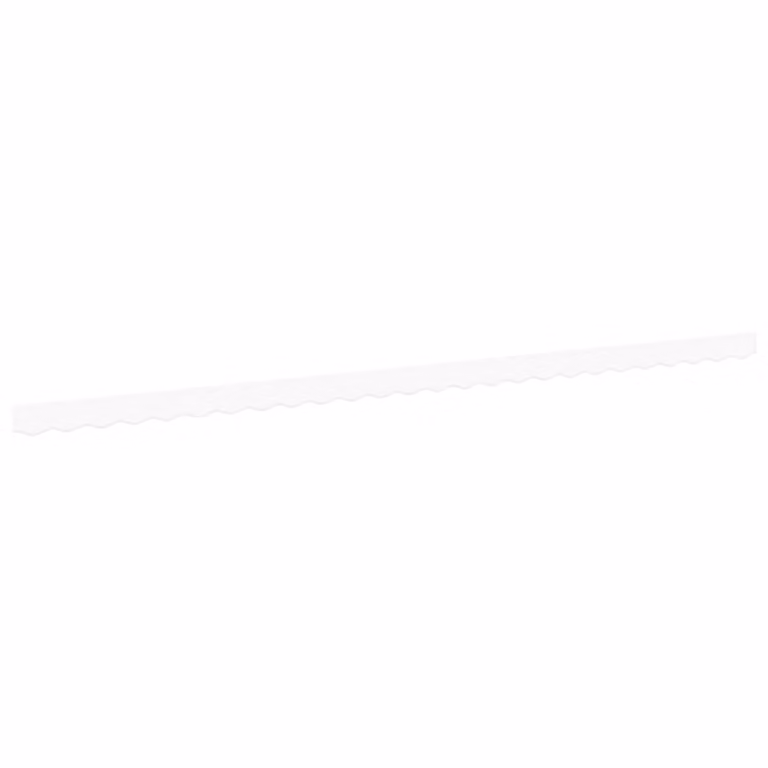 Berkfield Home White Acrylic Fabric Awning Valance for 6 m Frame, W: 5.8 m, H: 0.2 m