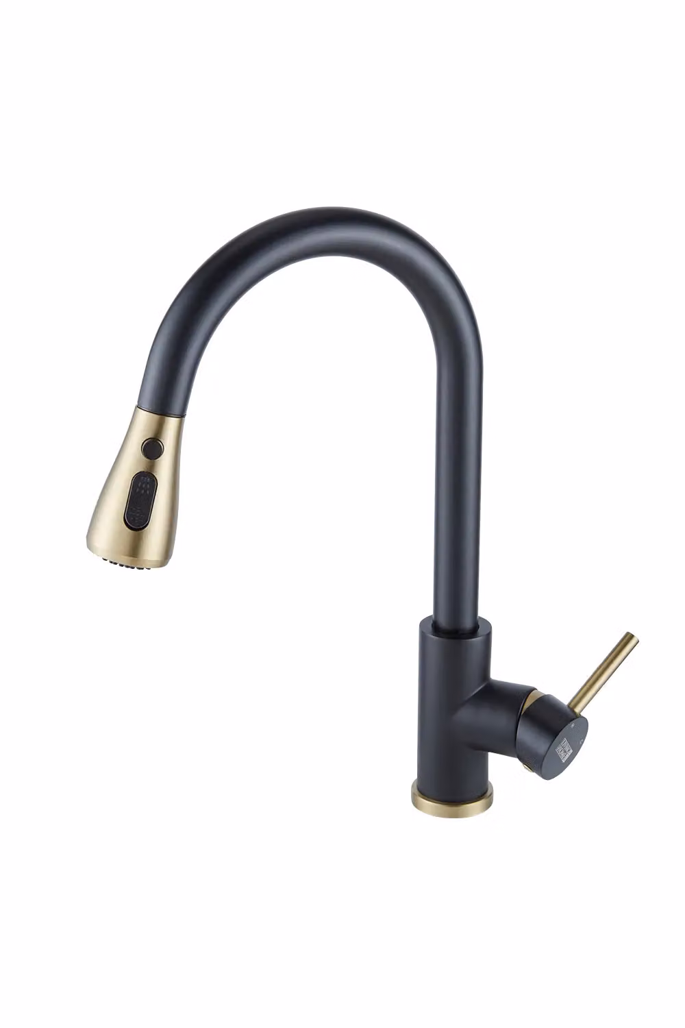 Livingandhome Retractable Kitchen Faucet with Pulldown Sprayer in Matt Black – 3