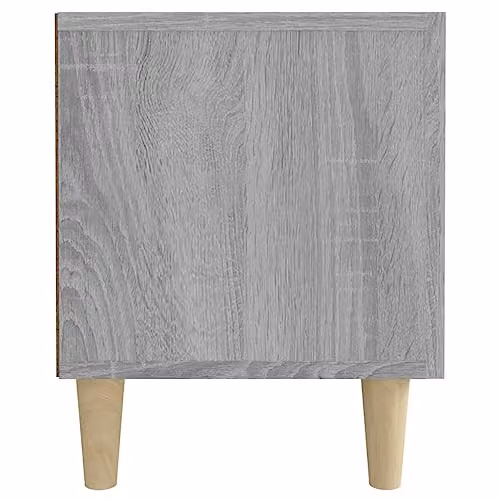 vidaXL Modern TV Cabinet in Grey Sonoma Engineered Wood with Door and Media Compartments, W/D/H: 180 x 40 x 31.5 cm – 3