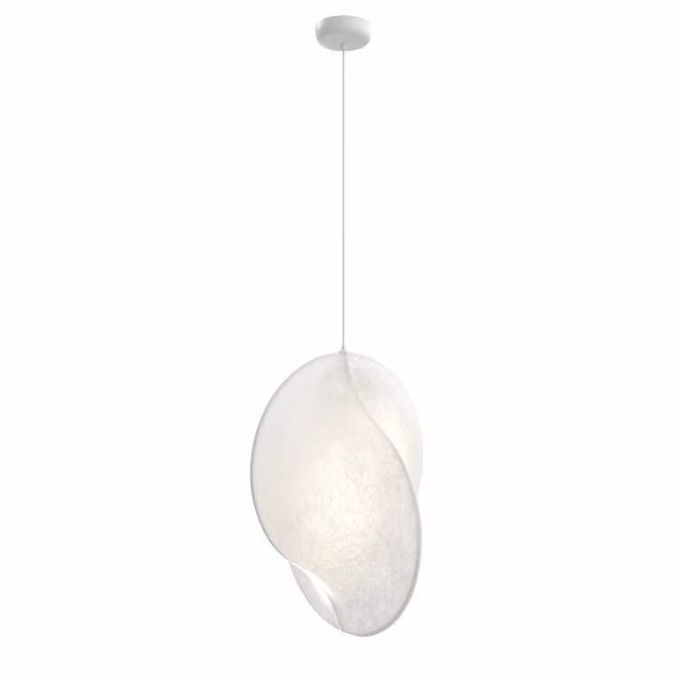 Dome Deco BIRO M White Glass Dome Pendant Light