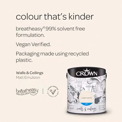 Crown Matt Emulsion White 2.5 l – 2