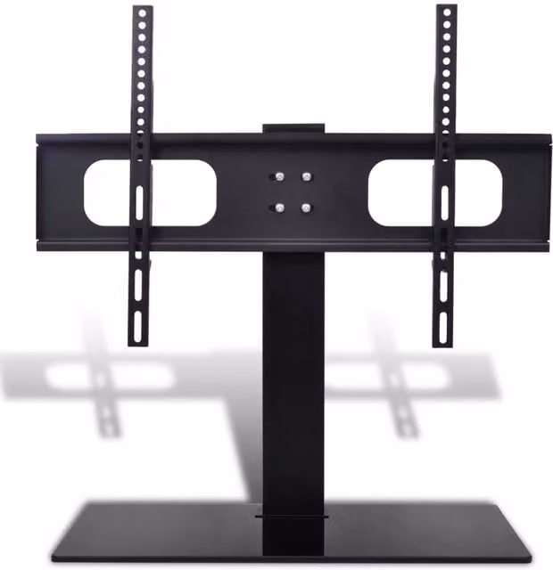 Berkfield Home Black Pedestal TV Stand for 37-55 Inch Screens – 1
