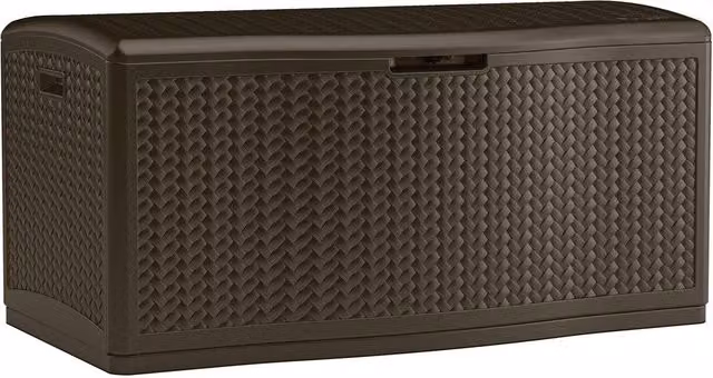 Rowlinsons Minnesota 469L Storage Box in Java Brown, W: 134 cm, D: 74 cm, H: 66 cm – 1