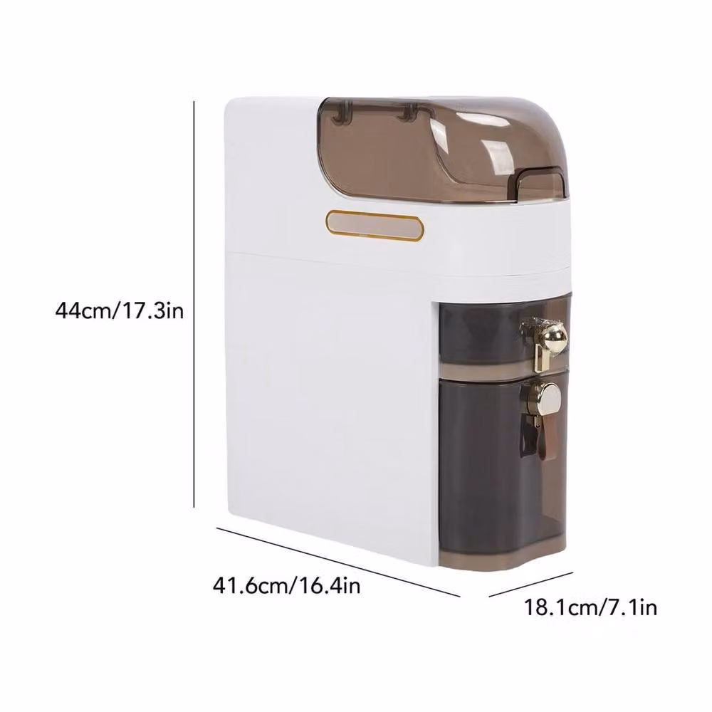 EONLION Slim Narrow Storage Cabinet and Corner Organiser in White – 1