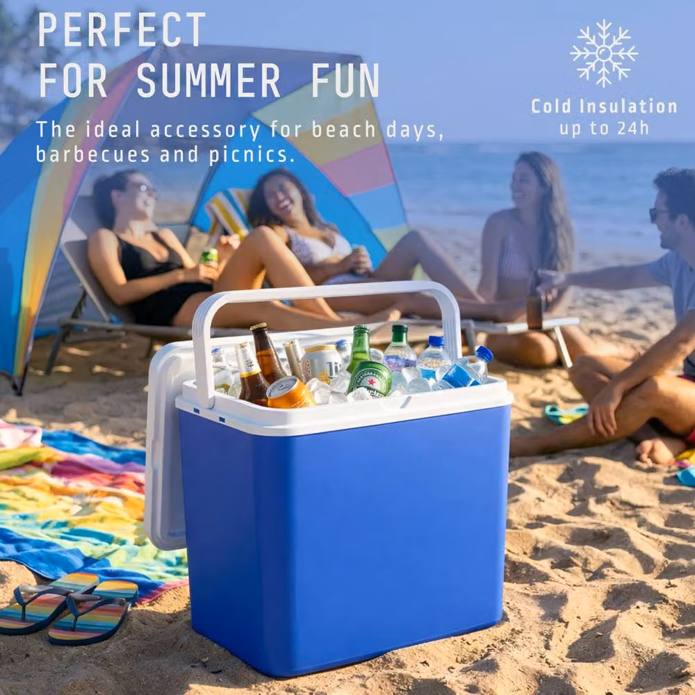 Voyager 30L Insulated Cooler Box in Blue – 5