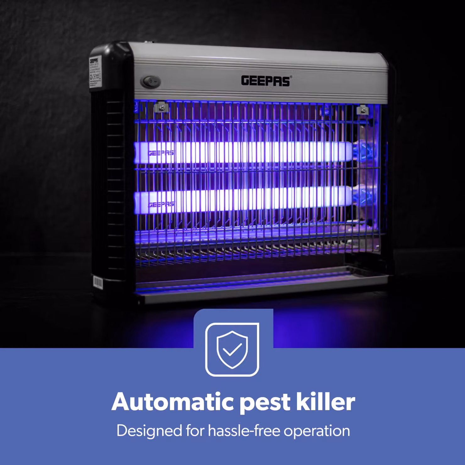Geepas 20W UV Light Insect Killer Fly Zapper in White and Multicolour – 2