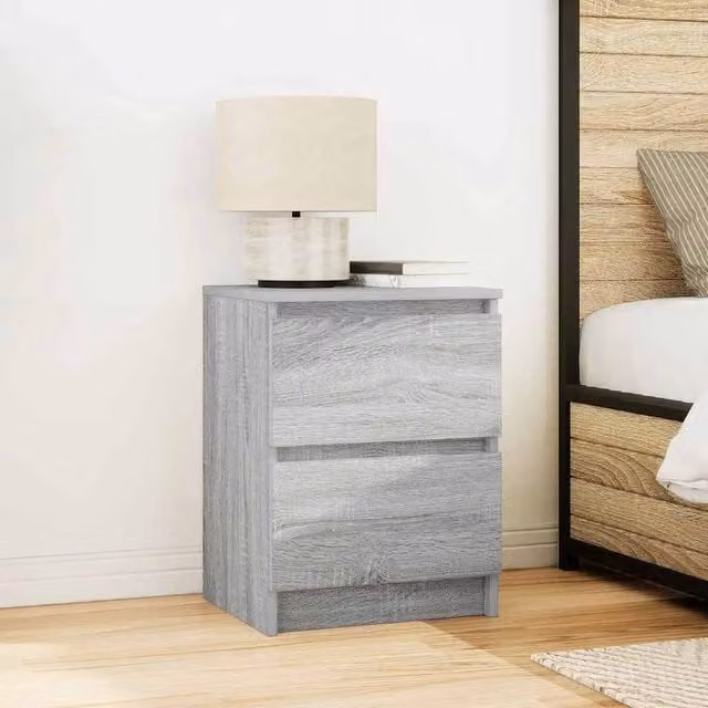 Berkfield Home Grey Sonoma TV Cabinet in Engineered Wood W/D/H: 40 x 35 x 54 cm – 1