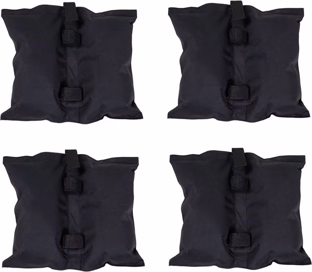 Charles Bentley 4pc Gazebo Weight Bags in Grey