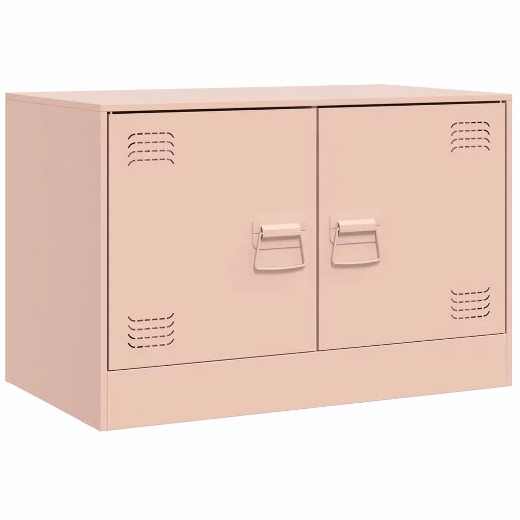 Berkfield Home Pink Metal TV Cabinet W/D/H: 67 x 39 x 44 cm – 2