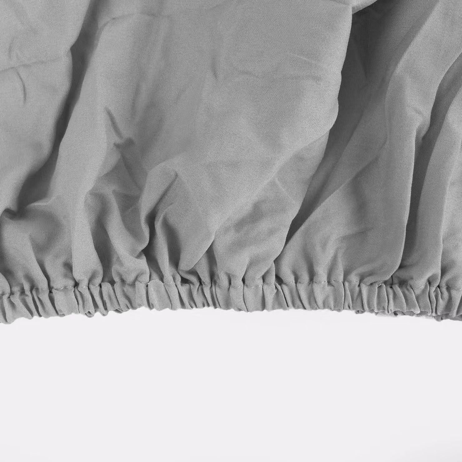 OHS Grey Microfibre Plain Deep Fitted Bed Sheet, W/D/H: 180 x 152 x 30 cm – 5
