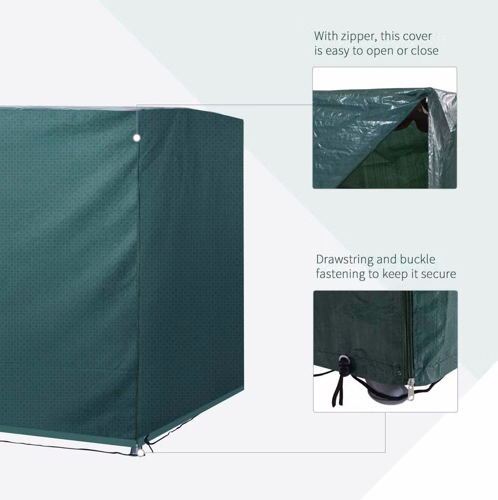 STILVORA Water-Repellent Swing Chair Cover in Green, W/D/H: 215 x 155 x 150 cm – 3