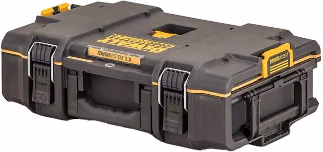 DeWalt Toughsystem 2.0 Waterproof Tool Box, Black, W/D/H: 37.1 x 22.1 x 16.5 cm – 1