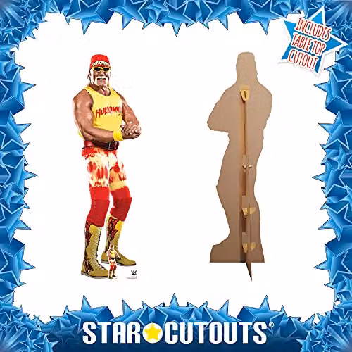 Star Cutouts WWE Hulk Hogan Ultimate Edition Lifesize Cardboard Cutout, Multicolour, Height: 195 cm – 5