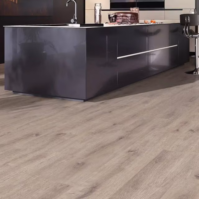FloorLabs Oak Effect Laminate Flooring in Beige, Brown and Grey Plank Design with Click System