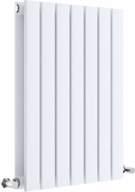 Balterley Lucia Square Horizontal Double Panel Radiator, White, W: 60.0 cm, H: 41.2 cm – 1