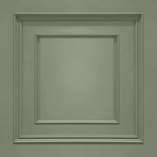 Belgravia Decor Amara Panel Sage Green Geometric Abstract Vinyl Wallpaper