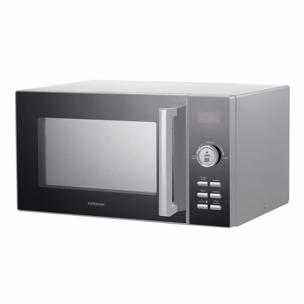 Statesman 23L 900W Digital Solo Microwave in Silver with Stainless Steel Cavity – 2