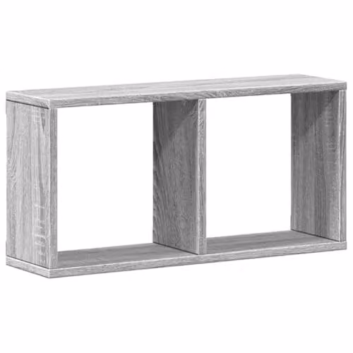 vidaXL Wall Mounted Cabinet in Grey, W/D/H: 60 x 16 x 30 cm – 1