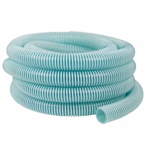 SIP 1" 10m Blue and Turquoise PVC Spiral Suction Hose for Water Pumps