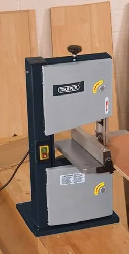 Draper 82756 Benchtop Two Wheel Bandsaw, 200mm, 250W, 230V, Grey – 2