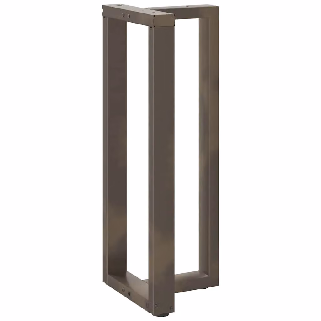 Berkfield Home T-Shaped Bar Table Legs, 2 Piece Set in Black Matt Steel, W: 40 cm, D: 35 cm, H: 101 cm – 3