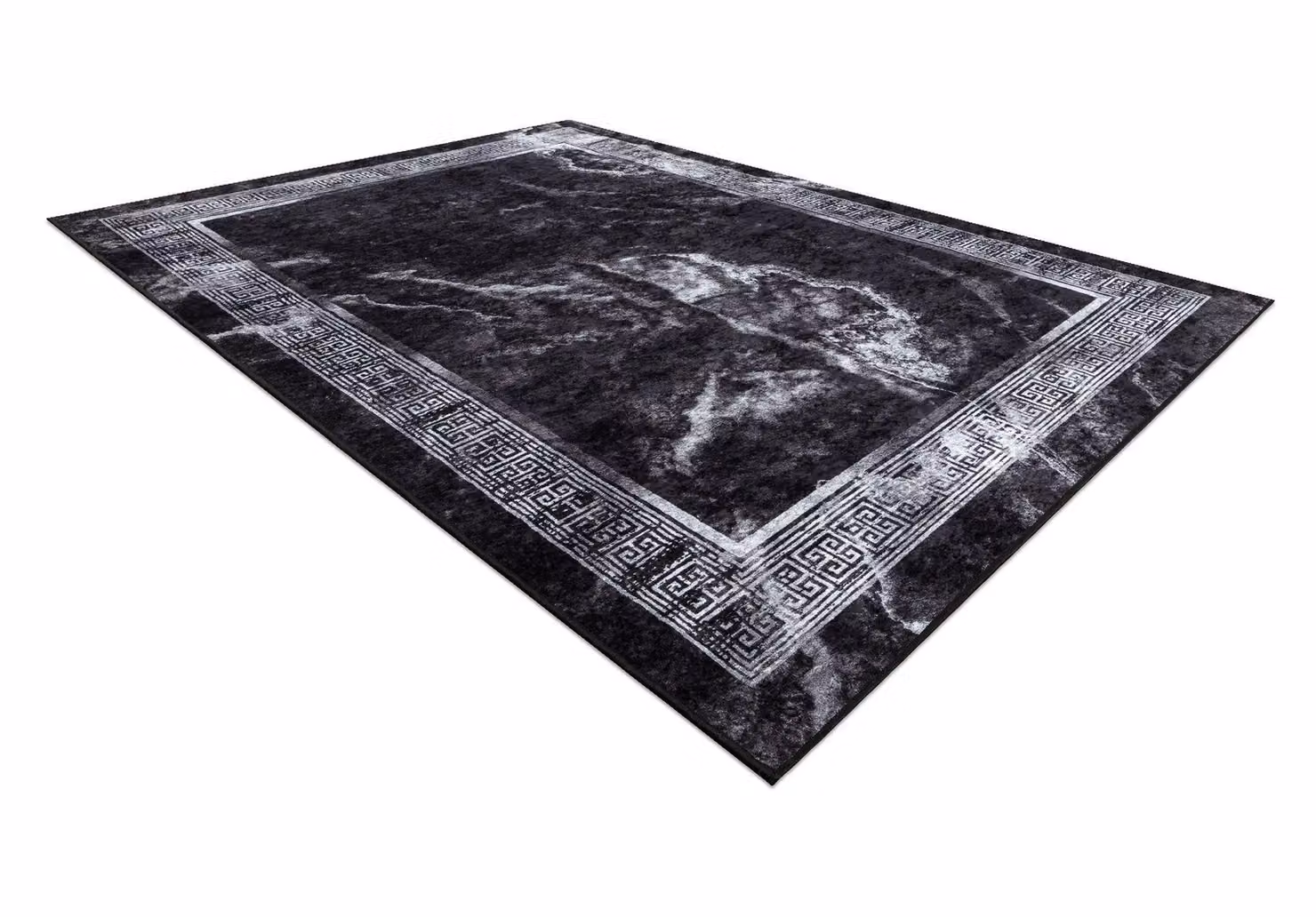 RugsX Miro Stone Look Modern Black Rectangular Rug, W: 160 cm x L: 220 cm – 4