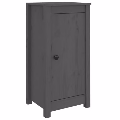vidaXL Solid Pine Wood Sideboard Set in Grey – 1