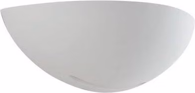 Netlighting Sestriere White Paintable Plaster Wall Uplighter with E27 Socket
