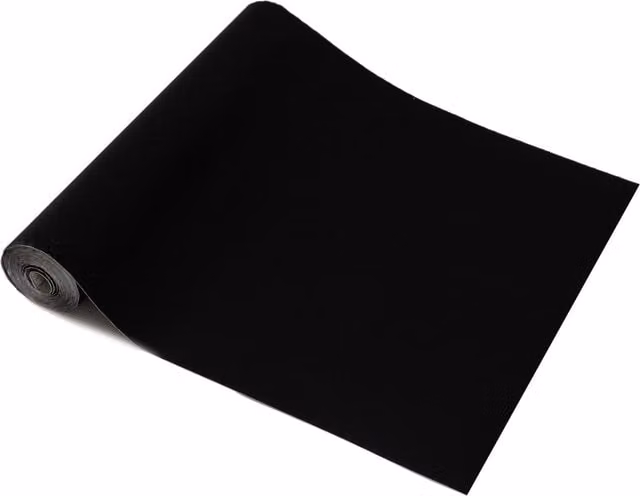 d-c-fix Black Felt Velour Self Adhesive Vinyl Wrap W: 45 cm, L: 5 m