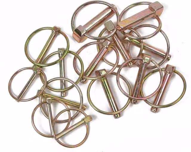 SPETLEK 50-Piece Gold Galvanised Steel Lynch Pin Set