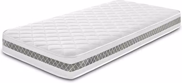 eXtreme Comfort Ltd Diamond 3D Nebraska Hybrid Memory Foam and Open Coil Spring Mattress, Grey, W/D/H: 80 x 190 cm