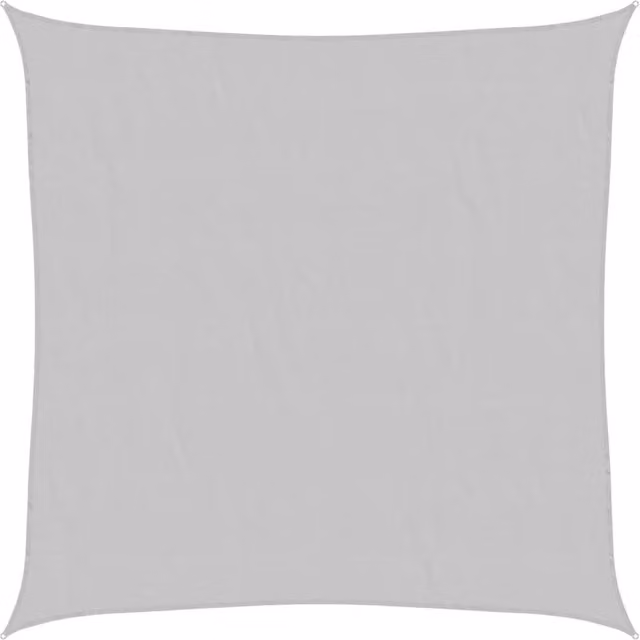 Berkfield Home Square Sun Shade Sail in Light Grey, 100% Polyester – 1