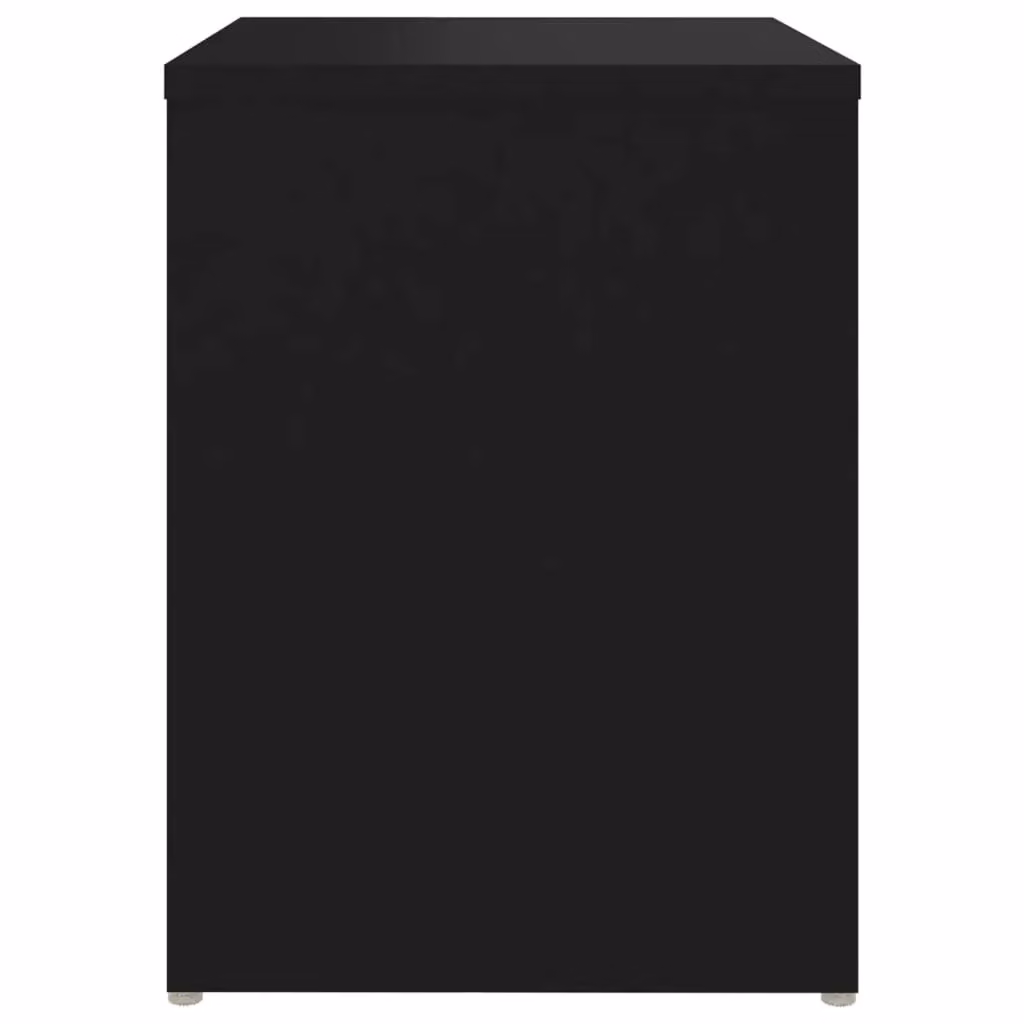 Berkfield Home Set of 2 Black Bedside Cabinets in Engineered Wood W/D/H: 40 x 30 x 40 cm – 5