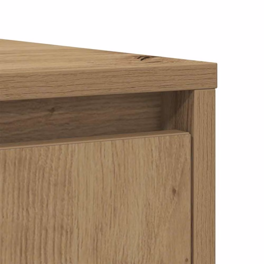 Berkfield Home Artisan Oak Sideboard in Brown, W/D/H: 85 x 34 x 76 cm – 6