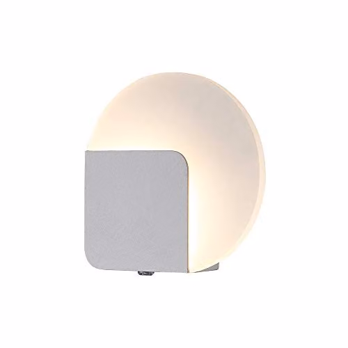 Netlighting Lorelei Modern LED Wall Lamp White, Warm White 3000K 252lm, W/D/H: 120 x 15.5 x 15.5 cm