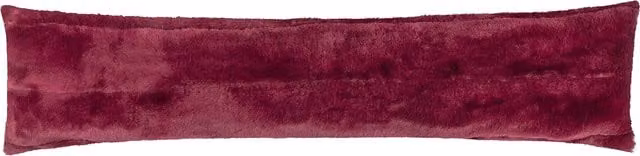 Empress Faux Fur Draught Excluder in Red